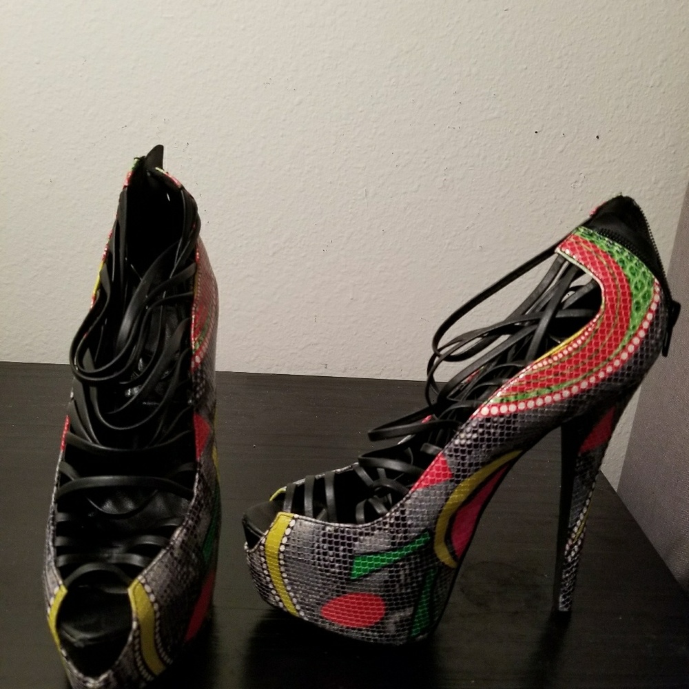 Multi colored Heels